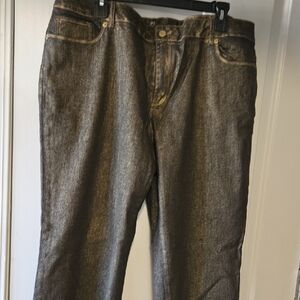 Liz Claiborne Women's Straight Leg Black Jeans